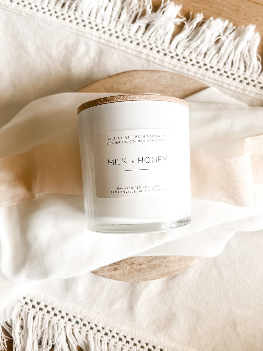 14 oz Milk + Honey Candle