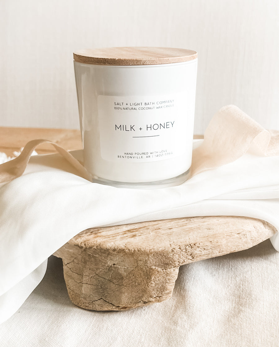 14 oz Milk + Honey Candle