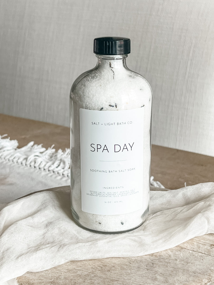 Spa Day Bath Salts 16 oz Bottle