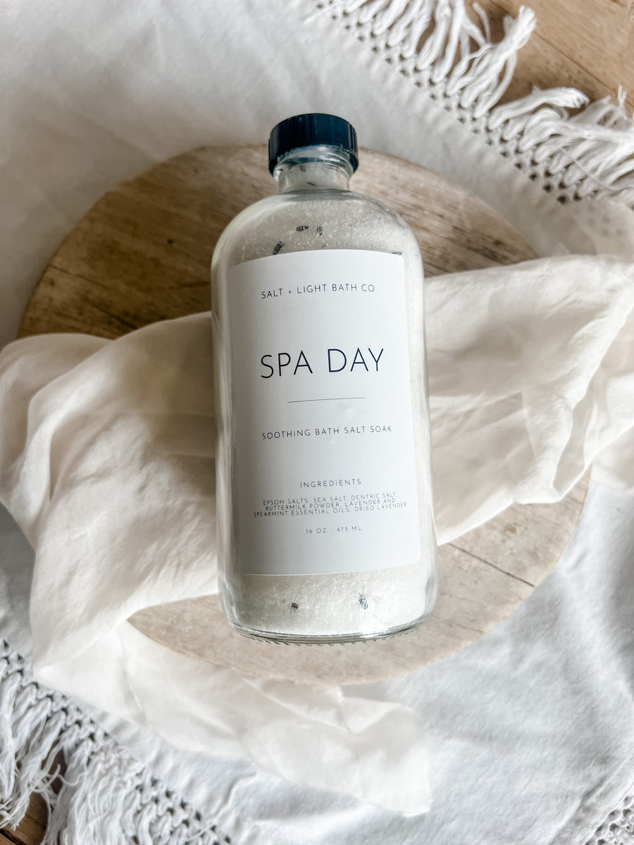 Spa Day Bath Salts 16 oz Bottle