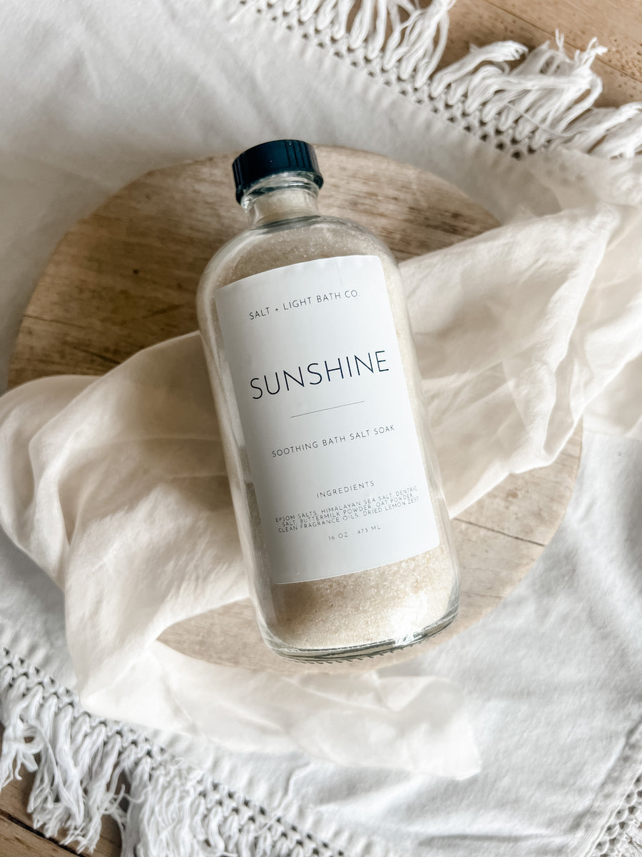 Sunshine Bath Salts 16oz Bottle