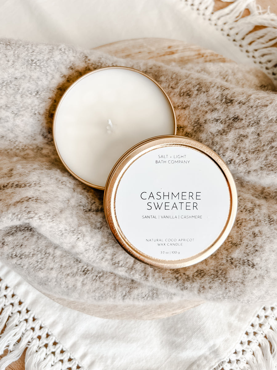 3.2 oz Cashmere Sweater Candle