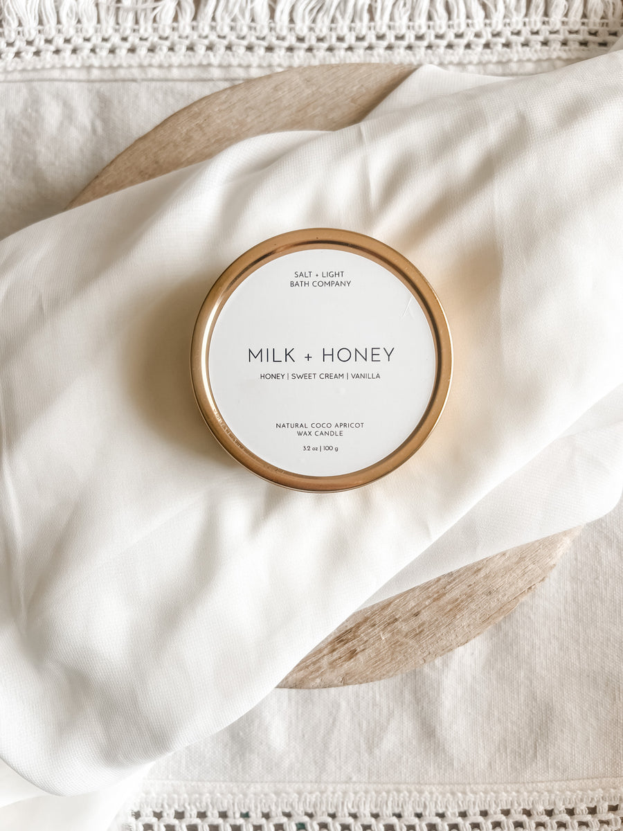 3.2 oz Milk + Honey Candle