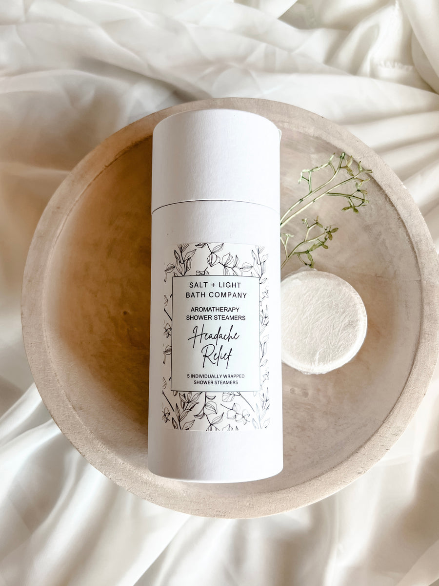 Headache Relief Tube of 5 Shower Steamers