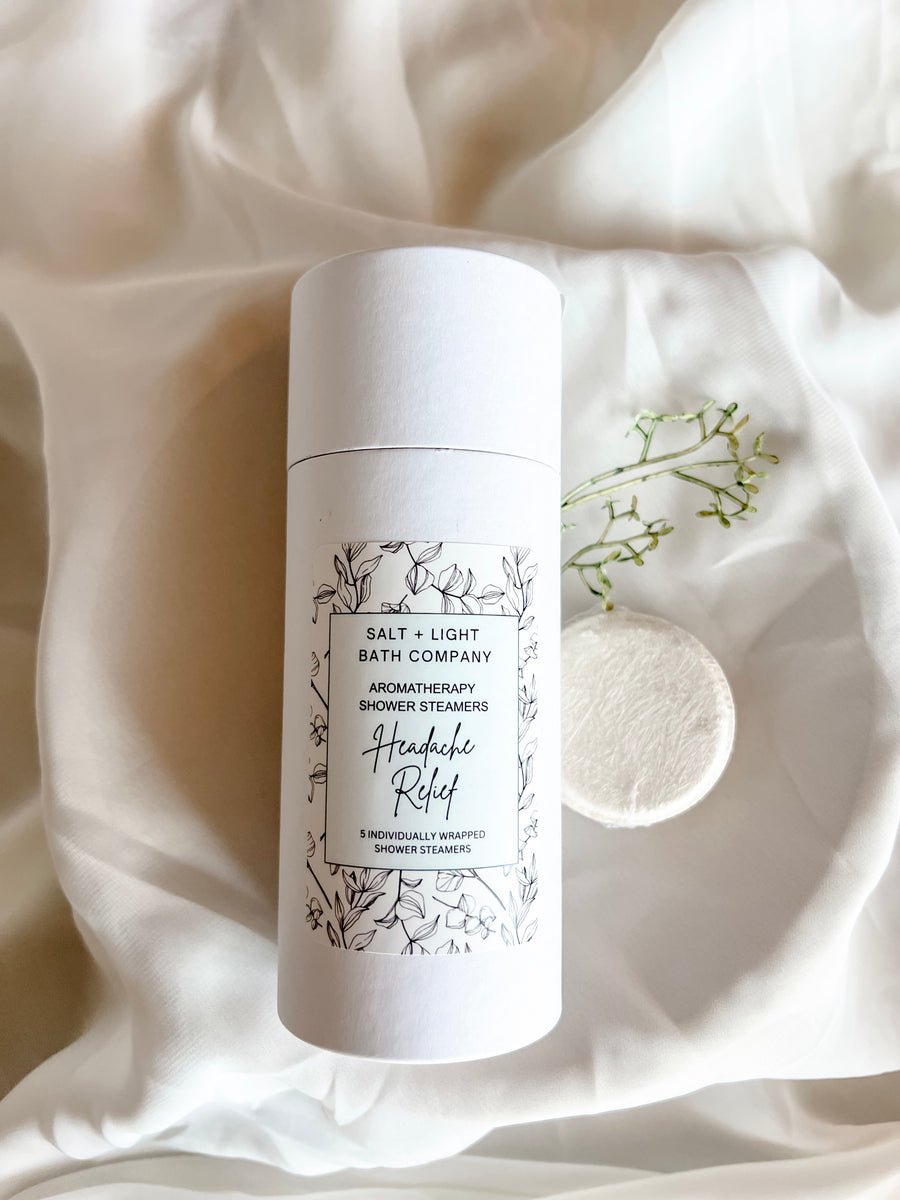Headache Relief Tube of 5 Shower Steamers