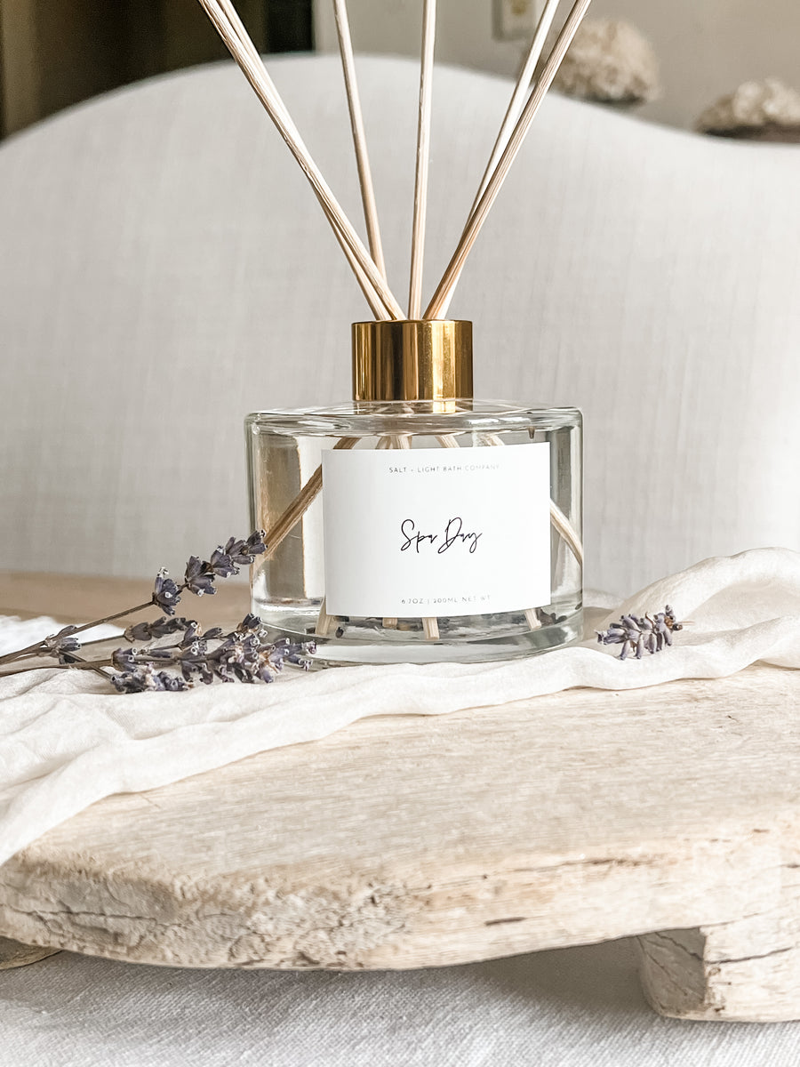 Spa Day Reed Diffuser – Salt + Light Bath Company